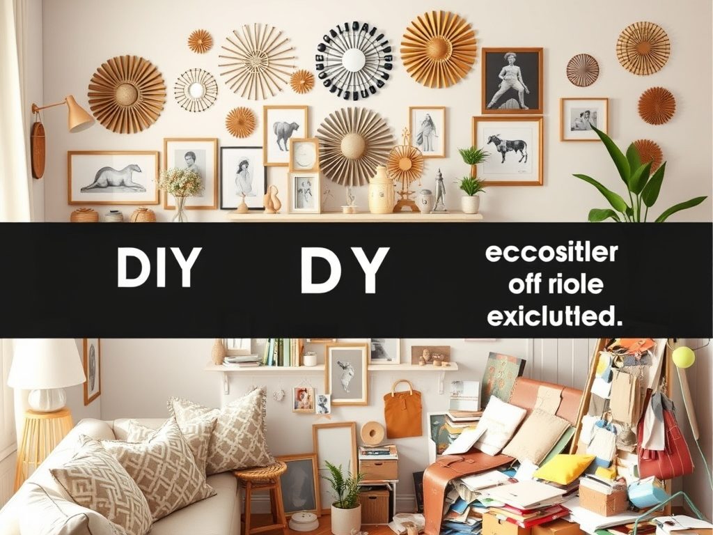 Błędy w dekoracjach DIY, które psują efekt – jak ich uniknąć i poprawić aranżację wnętrza