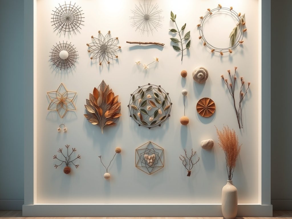 Ozdoby na ścianę DIY: jak tworzyć efektowne dekoracje z naturalnych materiałów i bez chaosu aranżacji