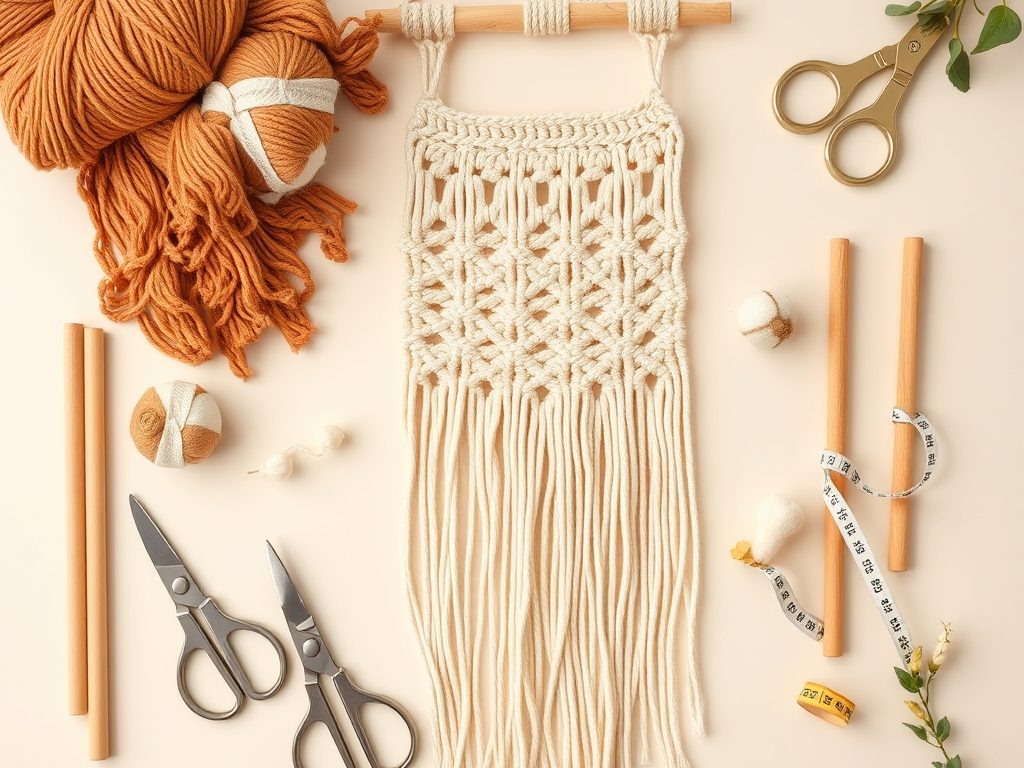 Makrama na ścianę DIY: krok po kroku od wyboru sznurka po efektowną dekorację w stylu boho