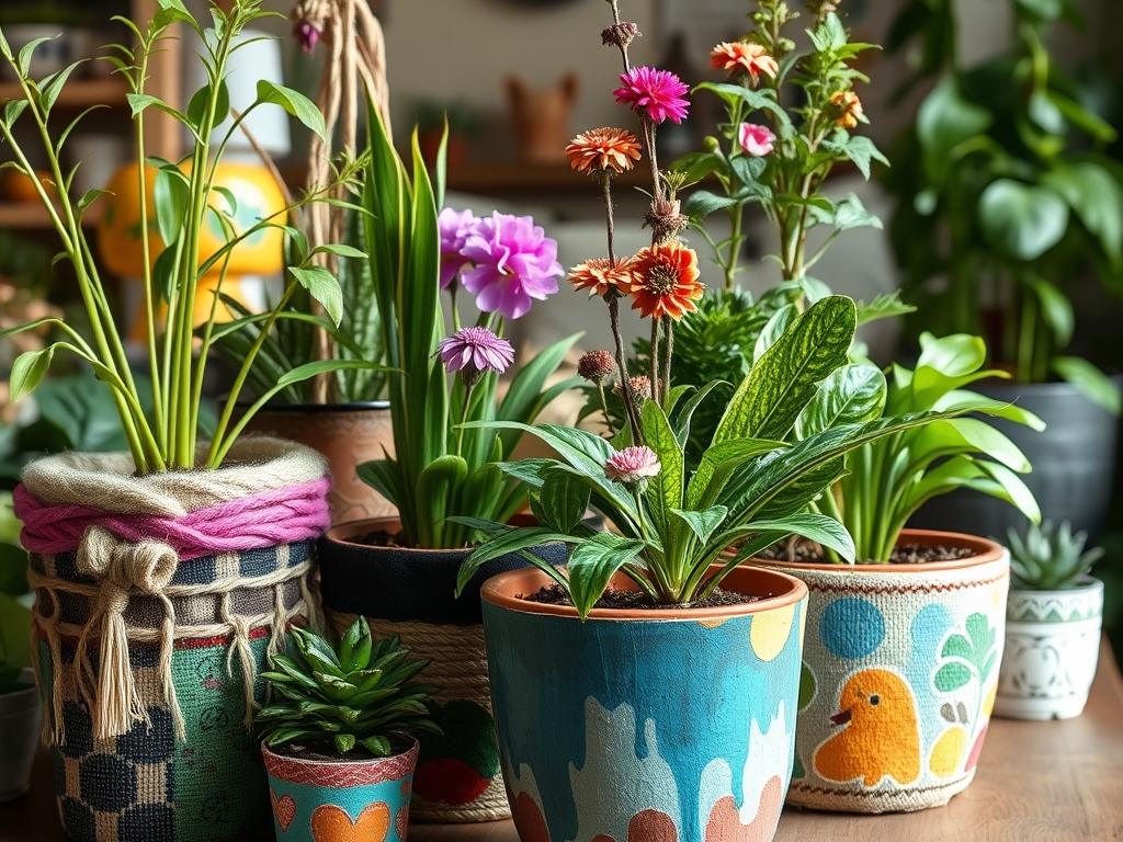 DIY osłonki na doniczki: inspiracje, techniki i materiały do kreatywnej aranżacji wnętrz i ogrodu