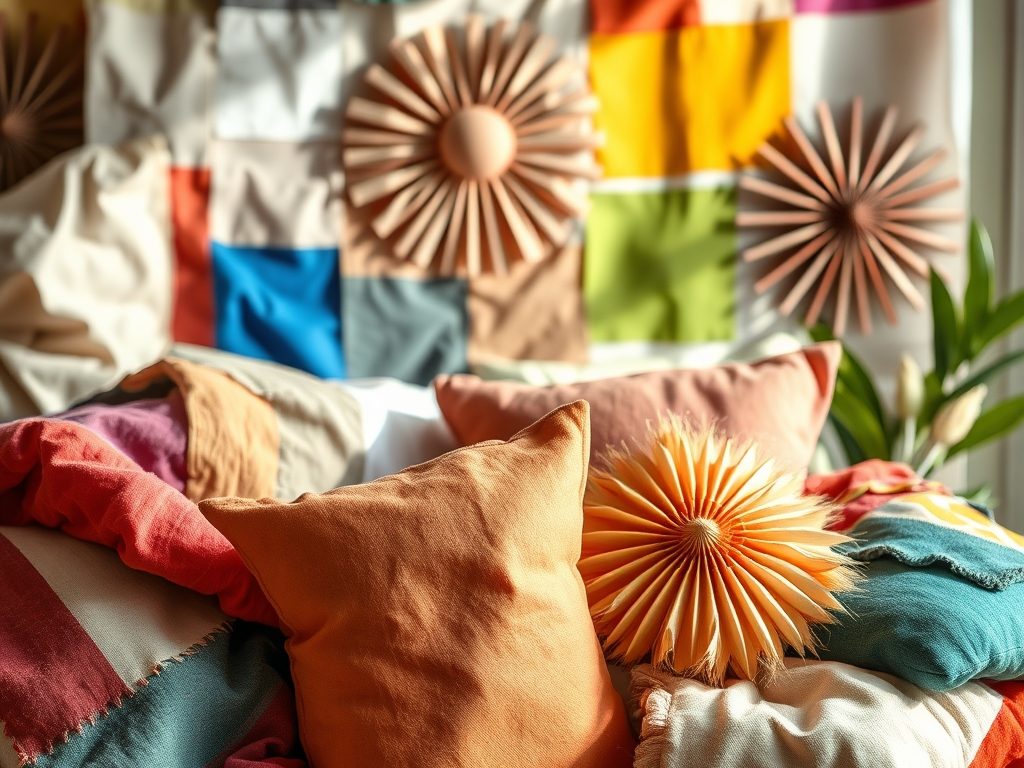 Upcycling tkanin na dekoracje: praktyczne techniki i sposoby na estetyczne efekty z materiałów z odzysku