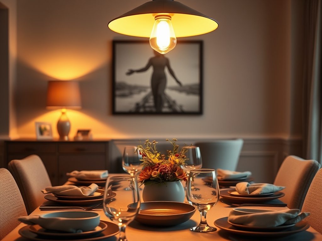 Oświetlenie nad stołem w jadalni: jak wybrać lampę łączącą funkcję, styl i komfort użytkowania