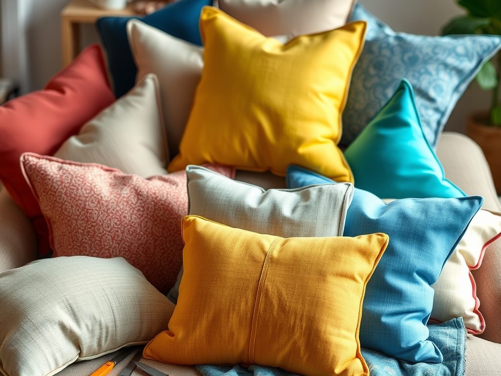 Poduszki dekoracyjne bez szycia DIY: jak stworzyć stylowe ozdoby z prostych materiałów i trików