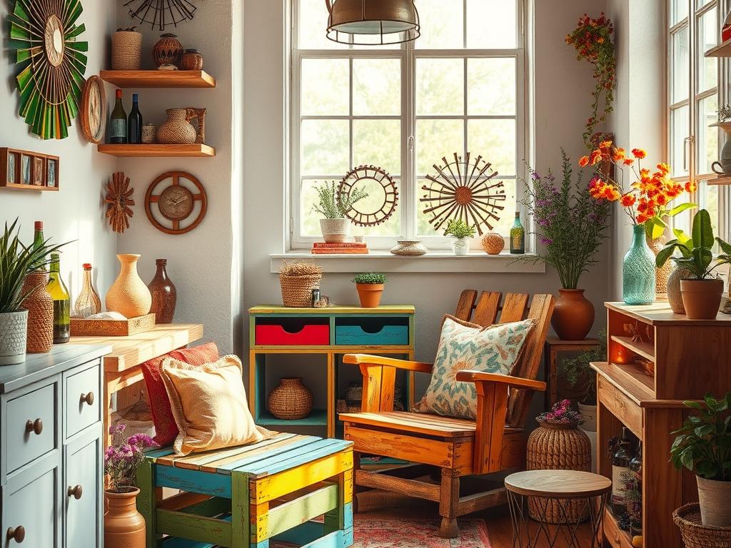 Upcycling dekoracji domowych: kreatywne metody i inspiracje na wyjątkowe wnętrza