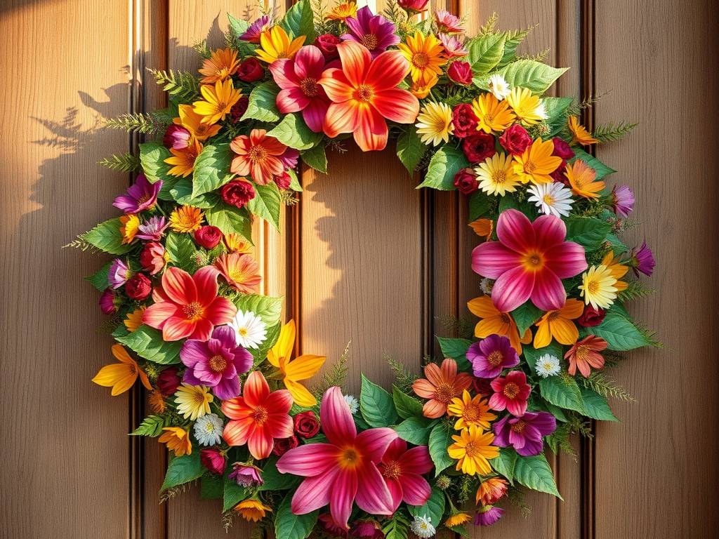 Wianek na drzwi DIY: jak stworzyć efektowną ozdobę dopasowaną do każdej pory roku