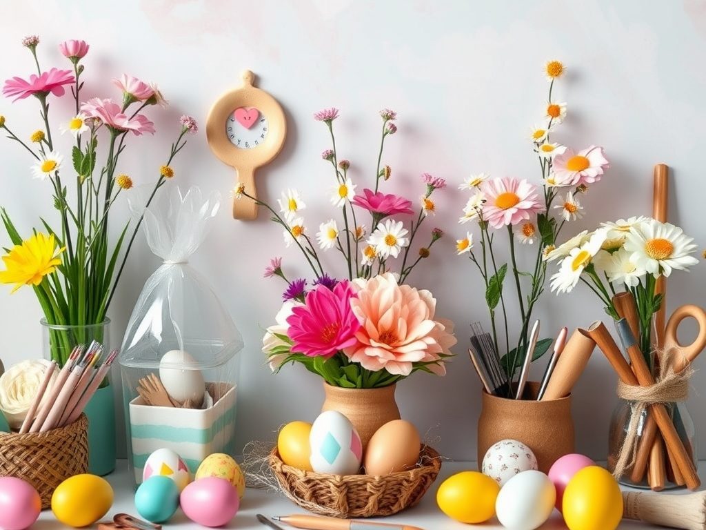 DIY dekoracje na Wielkanoc: jak stworzyć efektowne ozdoby krok po kroku bez zbędnego bałaganu