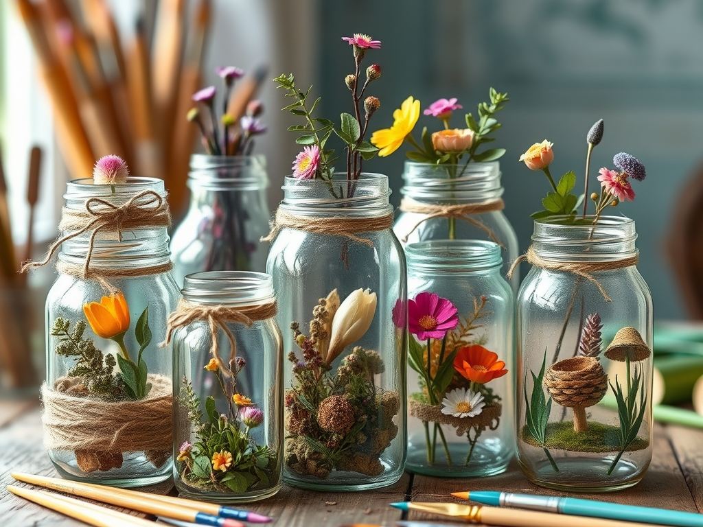 Upcycling słoików na dekoracje: jak kreatywnie ozdobić i uniknąć typowych błędów