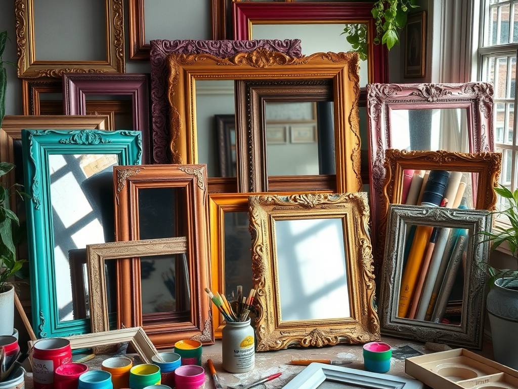 Odnowa ramek i luster DIY: krok po kroku do trwałego efektu z charakterem i stylem