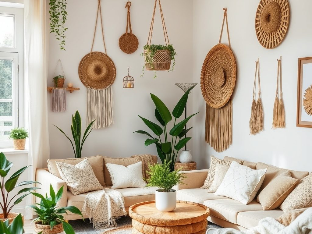 DIY dekoracje w stylu boho: jak tworzyć naturalne ozdoby z pomysłem i lekkością