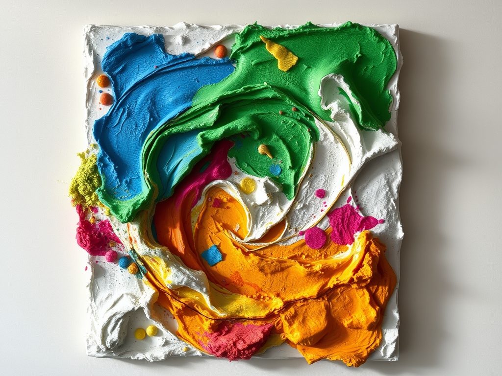 Obraz strukturalny DIY: jak samodzielnie stworzyć trójwymiarową dekorację z fakturą i charakterem