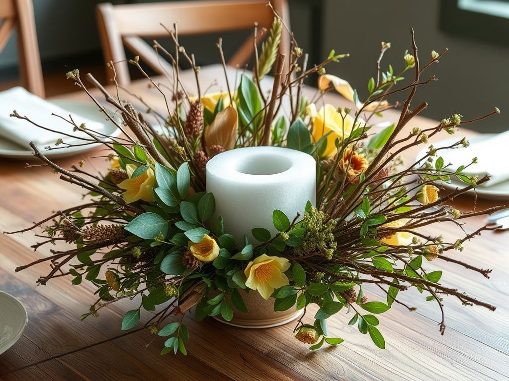 Stroik na stół DIY: jak stworzyć efektowną dekorację z naturalnych materiałów krok po kroku